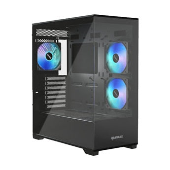 Raidmax i801 ATX Mid-Tower Case Tempered Glass Black with ARGB