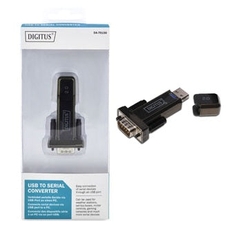 Digitus USB 2.0 Type A (M) to Serial RS232 (M) Mini Adapter