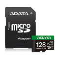 ADATA Speed Plus microSDXC UHS-I U3 A2 V30 Card with Adapter 128GB