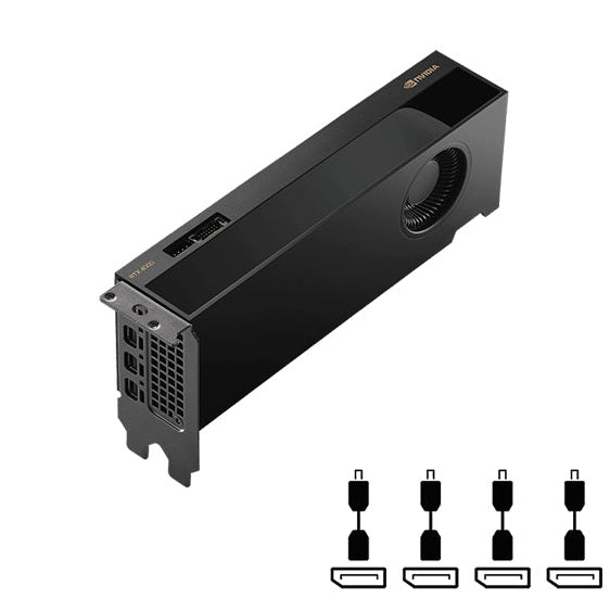 PNY NVIDIA Quadro RTX4000 Ada SFF 20GB DDR6 PCIE Graphics 4*mini DP