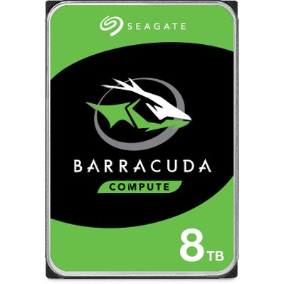 Seagate BarraCuda SATA 3.5" 5400RPM 256MB 8TB HDD 2Yr Wty