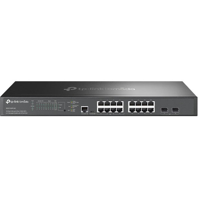 TP-Link SG3218XP-M2 Omada SDN 16 Port PoE+ 2.5GbE Managed Switch 10GbE