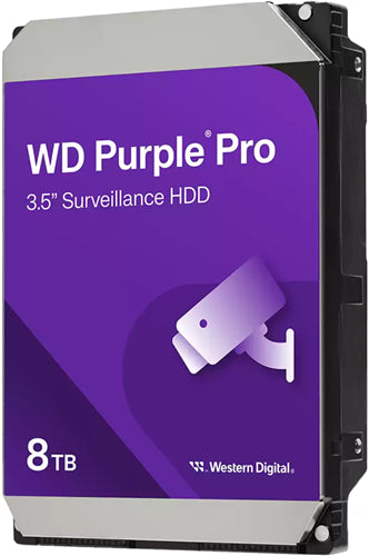 WD Purple Pro 8TB SATA 3.5" 7200RPM 256MB Surveillance HDD