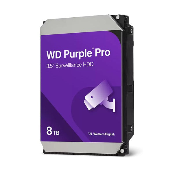 WD Purple Pro 8TB SATA 3.5" 7200RPM 256MB Surveillance HDD
