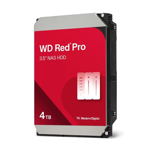 WD Red Pro 4TB SATA 3.5" 7200RPM 256MB NAS HDD  5Yr