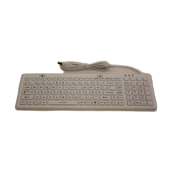Inputel SK312 Silicone Keyboard White IP68 - USB