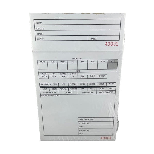 Work Order Pad (Box 500)