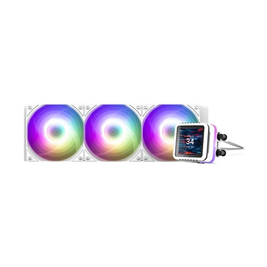 Zalman Alpha2 DS 36 ARGB White Liquid Cooler - Triple 120mm Fan 5yr w