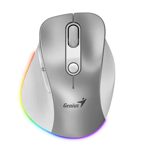 Genius Ergo 9000S Pro Silent Ergo Mouse - Silver