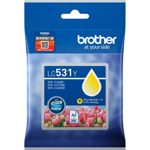 Brother LC531Y Yellow Ink Cartridge