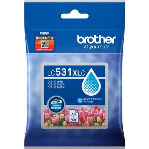 Brother LC531XLC Cyan Ink Cartridge