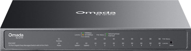 TP-Link ES210GP 10 Port Gigabit Omada SDN PoE Switch