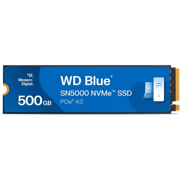 WD BLUE 500GB SN5000 PCIE M.2 2280 3D NVMe SSD