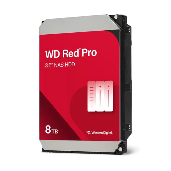 WD Red Pro 8TB SATA 3.5" 7200RPM 256MB NAS HDD 5Yr
