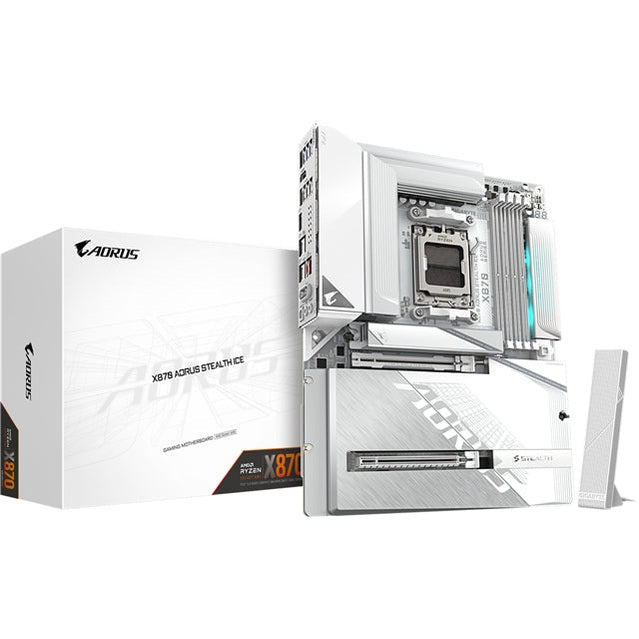 Gigabyte x870 Aorus Stealth Ice Am5 Motherboard