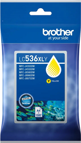 Brother LC536XLY Yelow Ink Cartridge