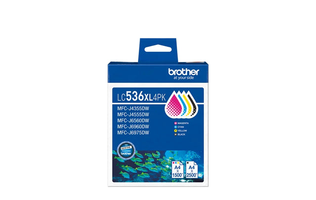 Brother LC536XL4PK 4 - Pack Ink Cartridge