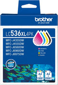 Brother LC536XL4PK 4 - Pack Ink Cartridge