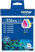 Brother LC536XXL3PK 3 - Pack Ink Cartridge