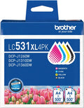 Brother LC531XL4PK 4-Pack Ink Cartrige