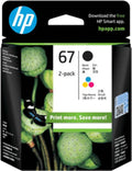 HP 67 Color/Black Ink Cartridge Combo 2-Pack
