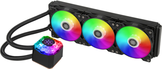 SilverStone IG360-ARGB Ice Gem Liquid Cooler - Triple Fan TR4/5