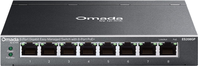 TP-Link ES208GP 8 Port Gigabit Omada SDN PoE Switch