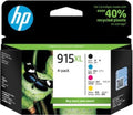 HP 915XL CMYK Ink Cartridge Combo 4-Pack