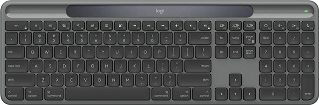 Logitech Signature Slim Solar+ wireless keyboard K980 BUS - Graphite