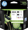 HP 804 Clr/Black Ink Cartridge Combo 3-Pack