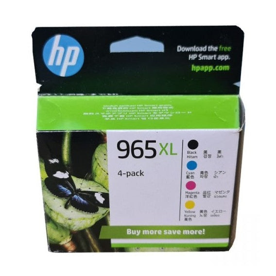 HP 965XL CMYK Ink Cartridge Combo 4-Pack