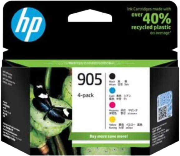 HP 965XL CMYK Ink Cartridge Combo 4-Pack