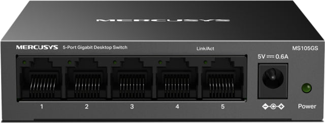 Mercusys MS105GS 5 Port Gigabit Switch Steel Case