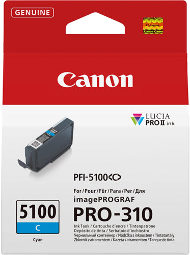 Canon PFI-5100C Ink Cyan