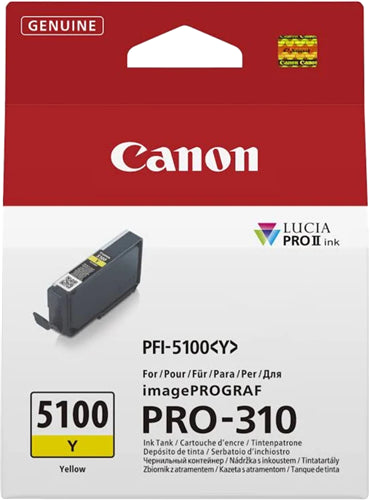 Canon PFI-5100Y Ink Matte Yellow