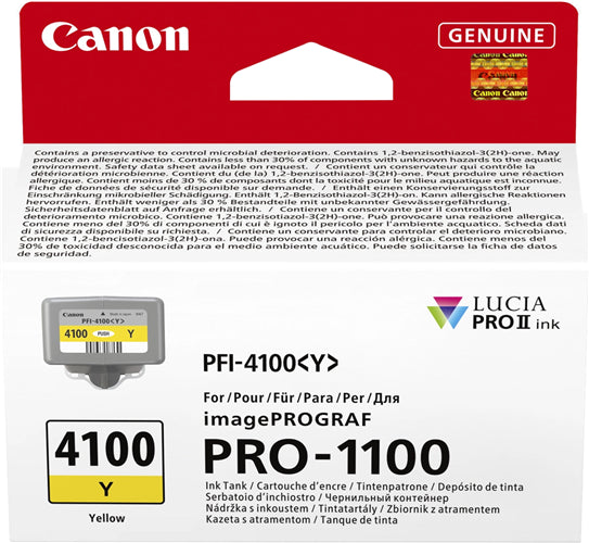 Canon PFI-4100Y Ink Yellow