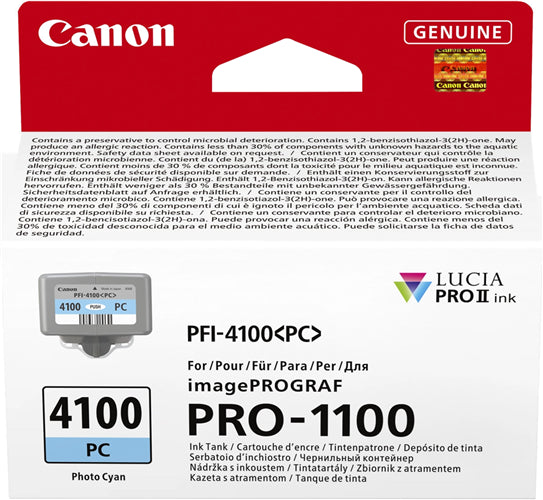 Canon PFI-4100PC Ink Photo Cyan