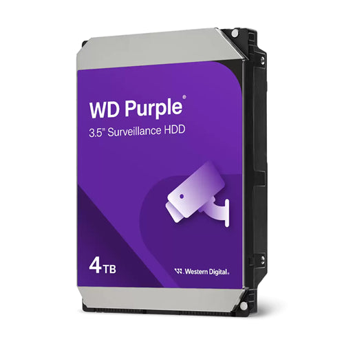 WD Purple 4TB SATA 3.5" Intellipower 64MB Surveillance HDD 3Yr Wty