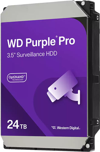 WD Purple Pro 24TB SATA 3.5" 7200RPM 512MB Surveillance HDD