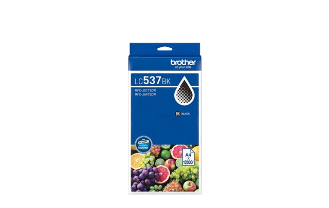 Brother LC537BK Black Ink Cartridge