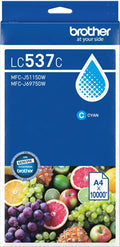 Brother LC537C Cyan Ink Cartridge