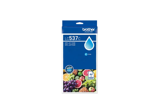 Brother LC537C Cyan Ink Cartridge