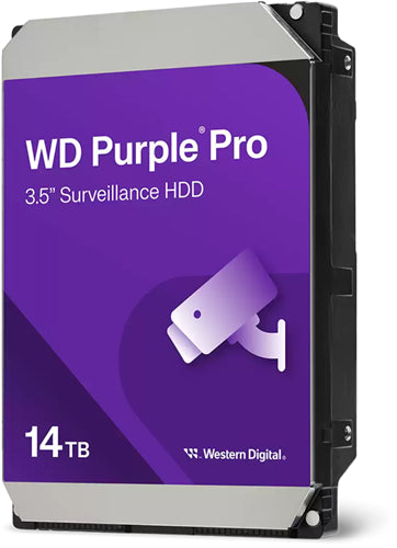 WD Purple Pro 14TB SATA 3.5" 7200RPM 512MB Surveillance HDD