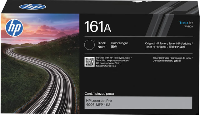 HP 161A Black LaserJet Toner Cartridge
