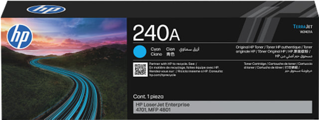 HP 240A Cyan Original  LaserJet Toner Cartridge