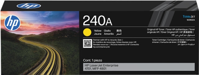HP 240A Yellow Original  LaserJet Toner Cartridge