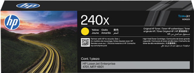 HP 240X High Yield Yellow Original LaserJet Toner Cartridge