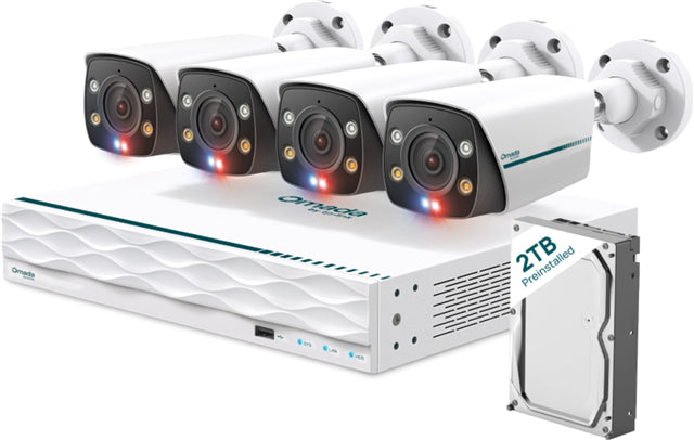 TP-Link Omada T5S4-2T NVR Camera Kit Bullet 8MP