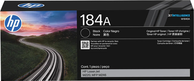 HP 184A Black Original LaserJet Toner Cartridge