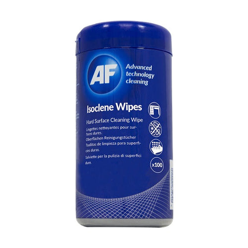 AF Isoclene Anti-Bacterial Office Wipes Tub - 100